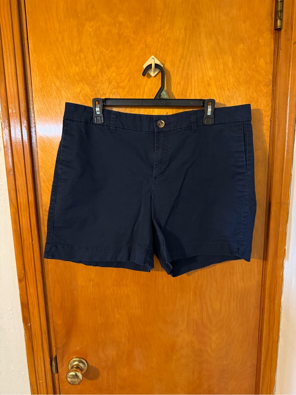 Old Navy Navy Mid-Rise Cotton Shorts Size 14